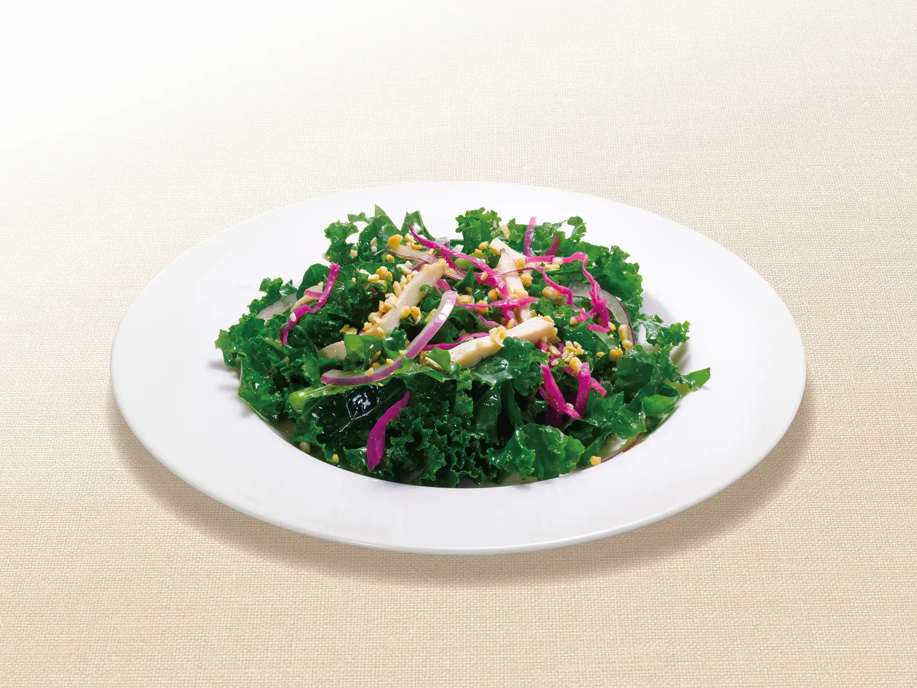 朝食の定番メニュー（ケールサラダ）