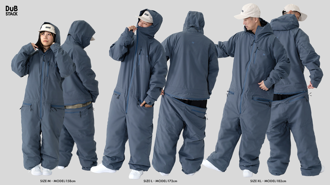 カラーはブラック、ブルーグレー、グレー（セージグリーン）の3色