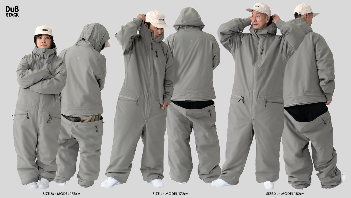 カラーはブラック、ブルーグレー、グレー（セージグリーン）の3色