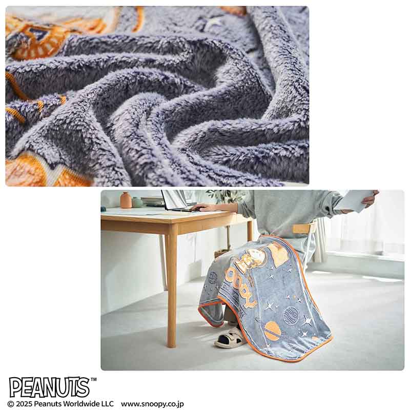 やわらかい毛足でふわふわした感触。足元の冷え対策に