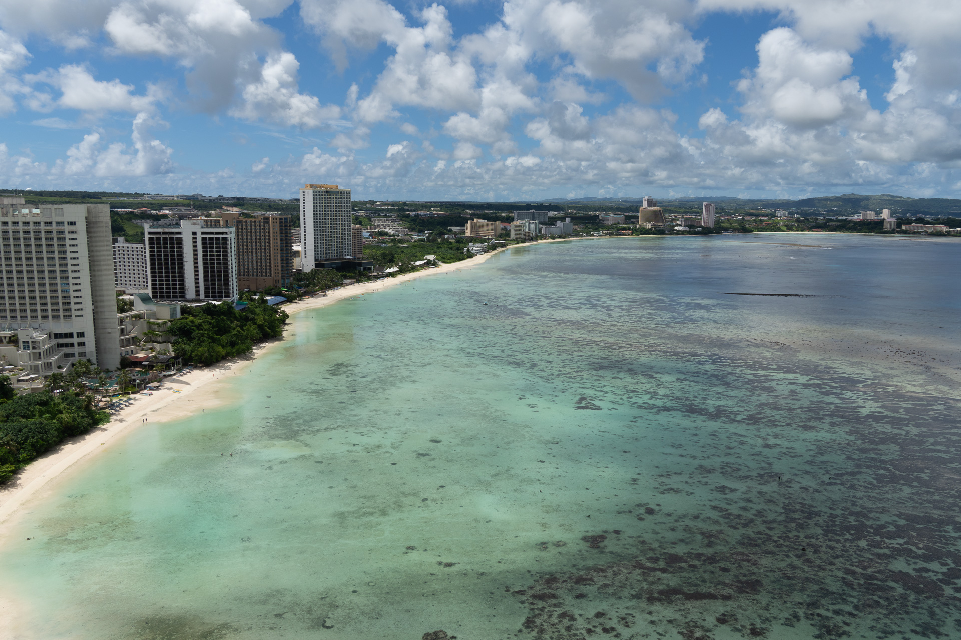 スイートルームからの眺望は抜群