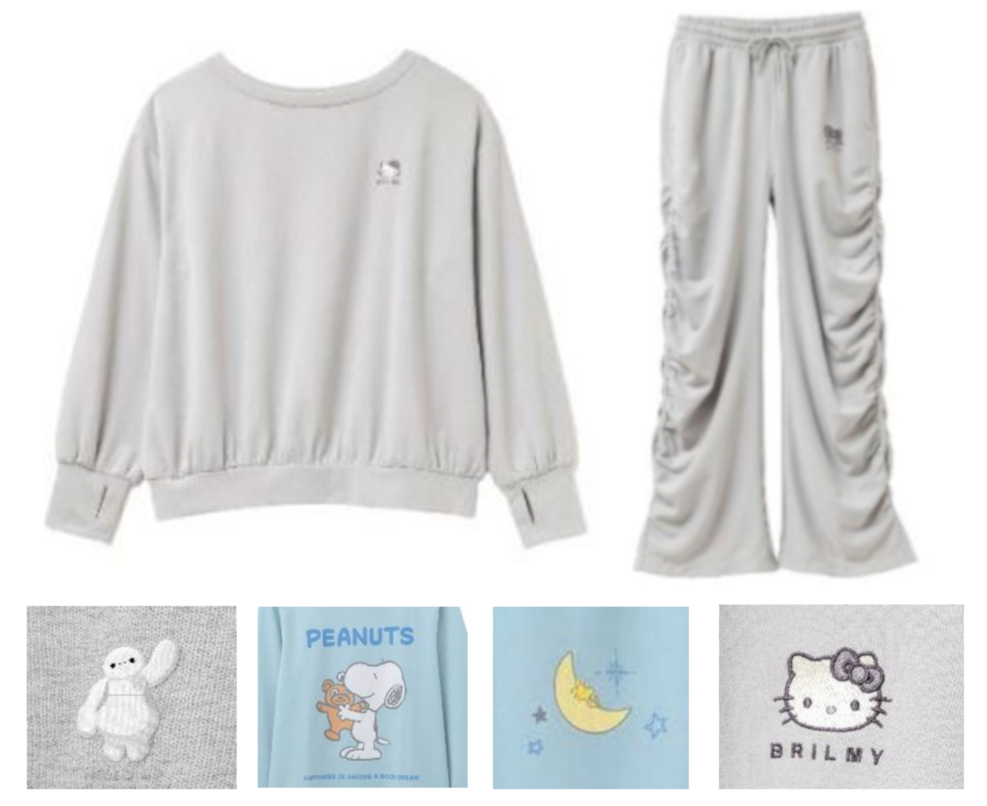 宝島社のリカバリーウェアに、人気キャラ3デザインが新登場