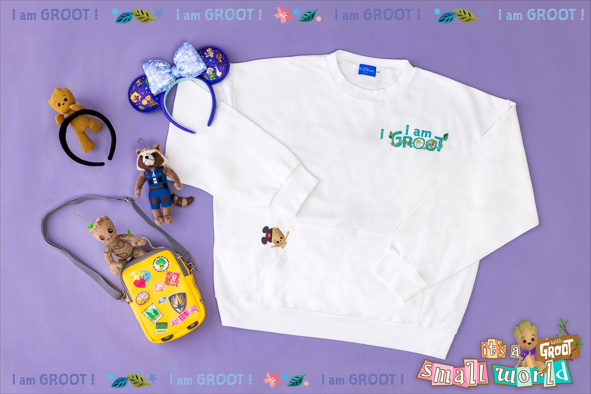 パークで楽しめる新作身につけグッズが揃う