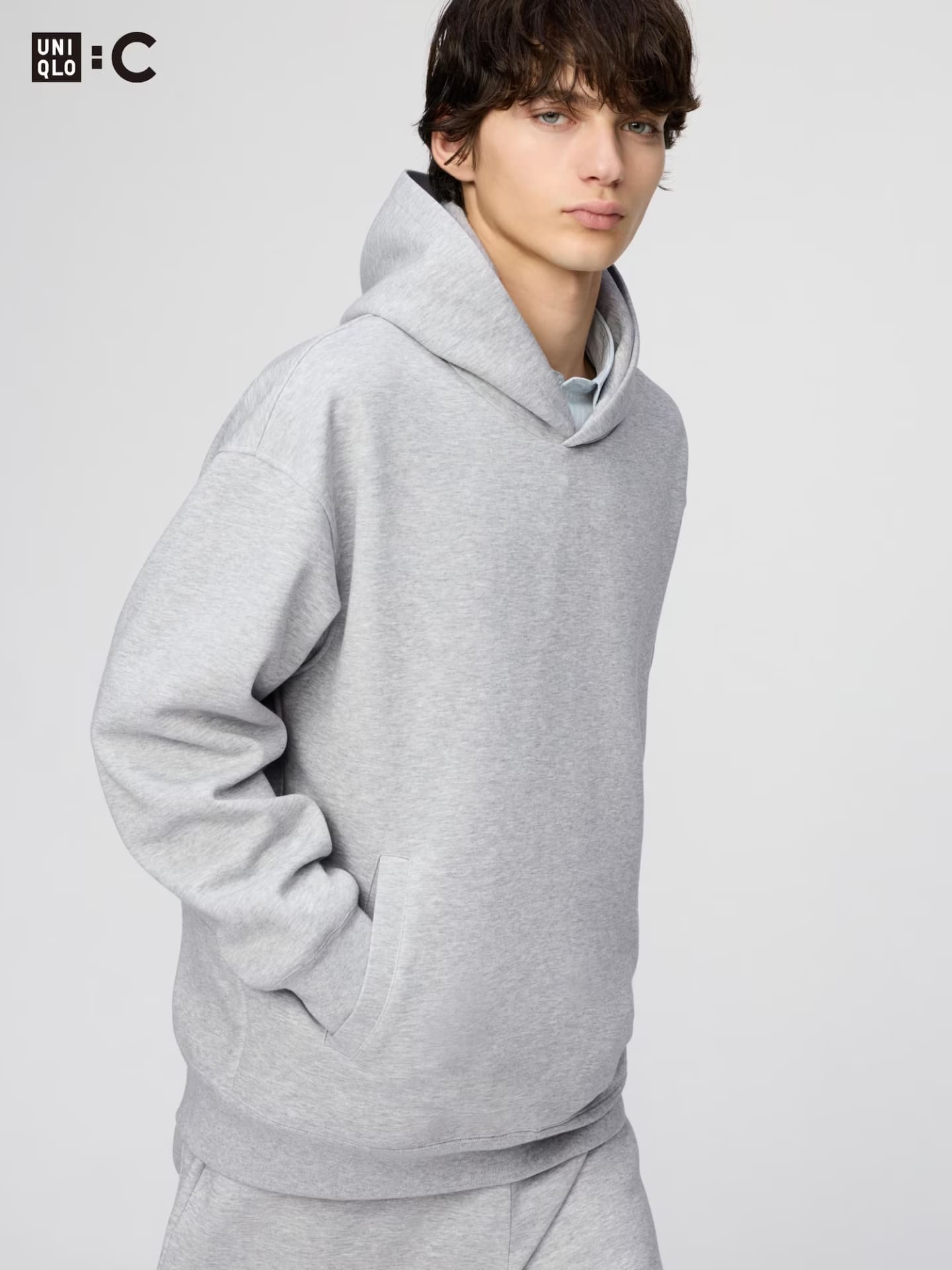 男女兼用「UNIQLO:C スウェットオーバーサイズフルパーカ」感謝価格2990円