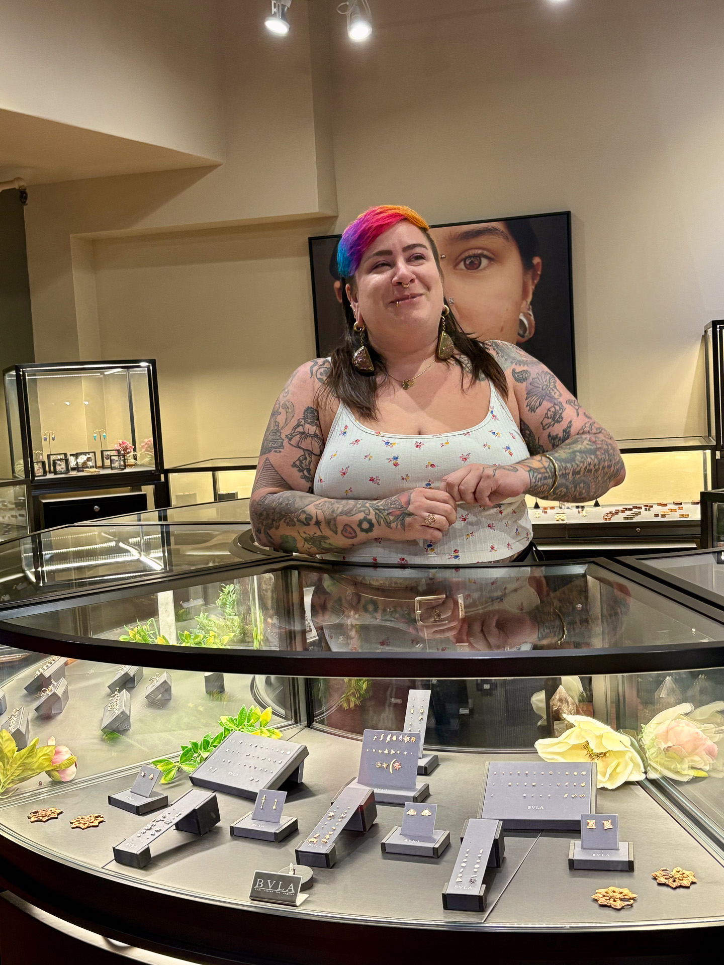 カイムキに今年店をオープンしたといい「このコミュニティの一員になれてうれしい」と話していた