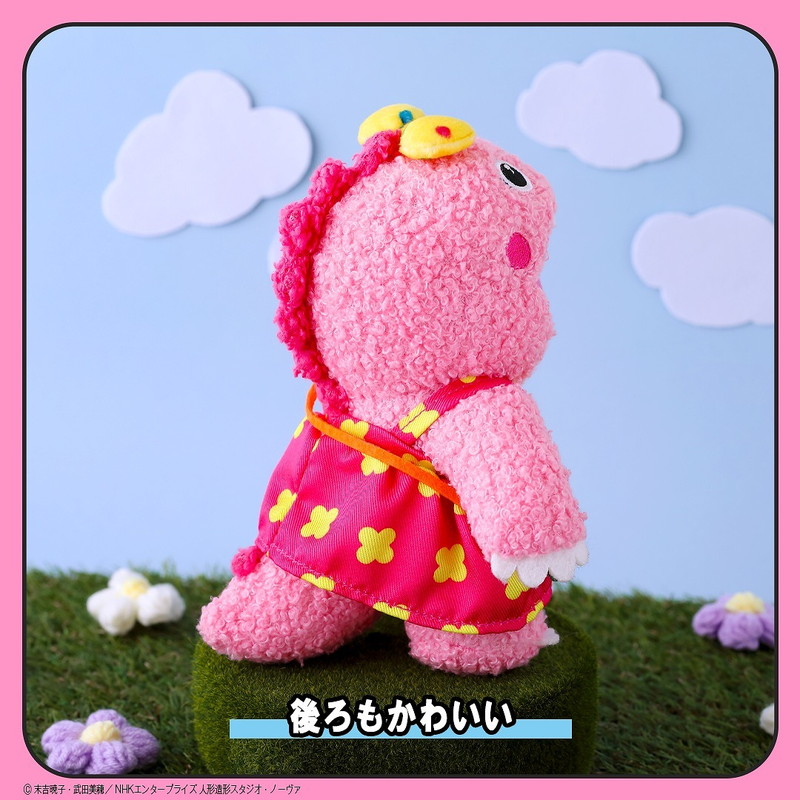 恐竜の女の子「がんこちゃん」。キュートなうしろ姿まで忠実に再現