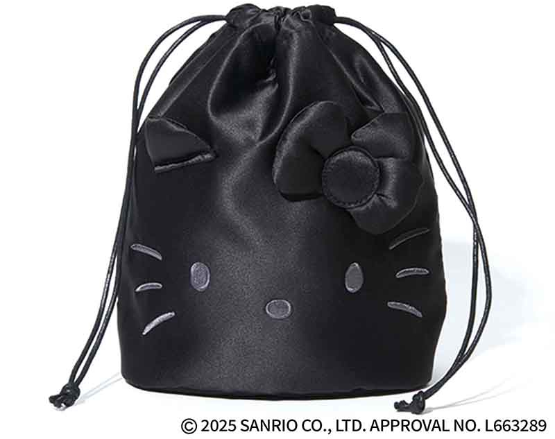 ザハイライツ thehighlights キティ ブラックポーチ ザハイライツ thehighlights キティ ブラックポーチ mini 'pouch' more