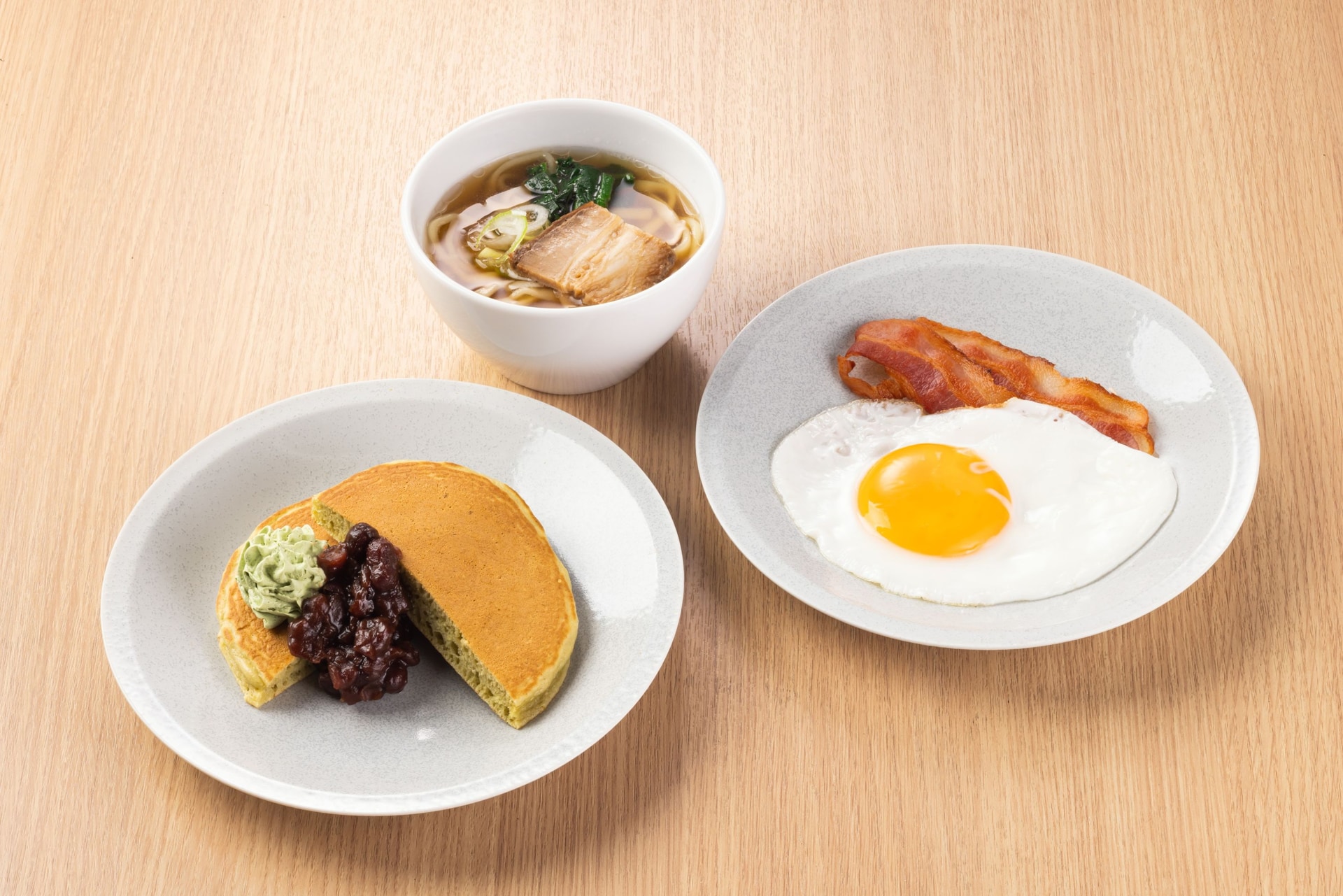 朝食のオーダーメニュー