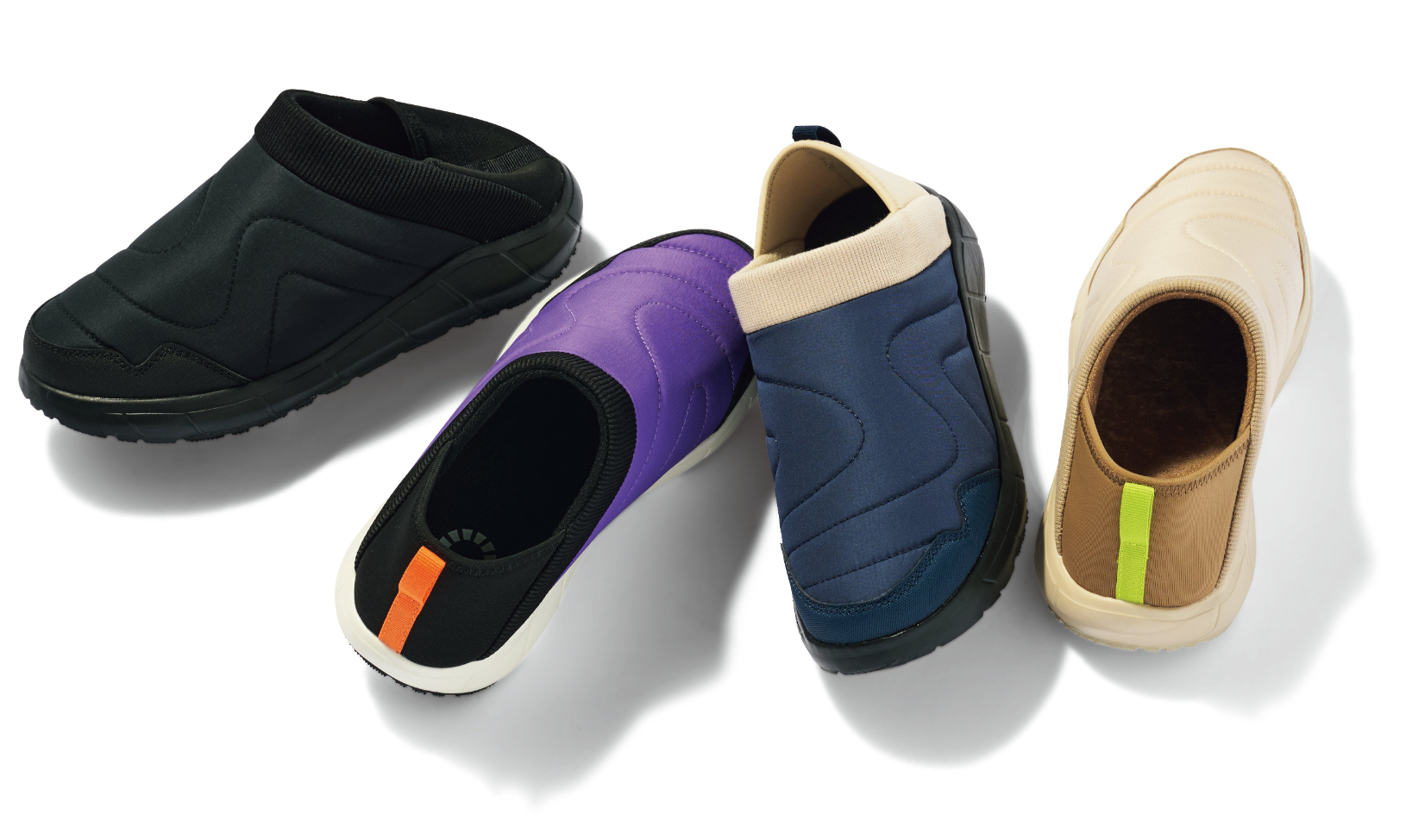 1位「トレッドモックエコ」。2か月半で10万点販売した人気防寒シューズ。高撥水で、かかとが踏める2WAY仕様