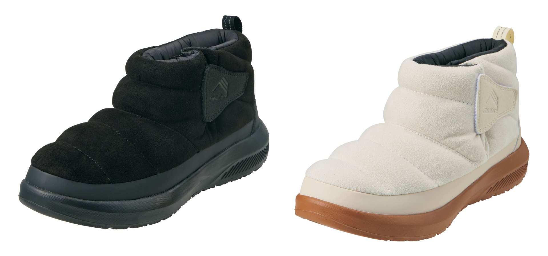 2位「防寒ブーツ ケベックショート」、価格2500円、サイズS～3L、カラー3色（ブラック、オフホワイト、Colors・女子店限定ブラウン）