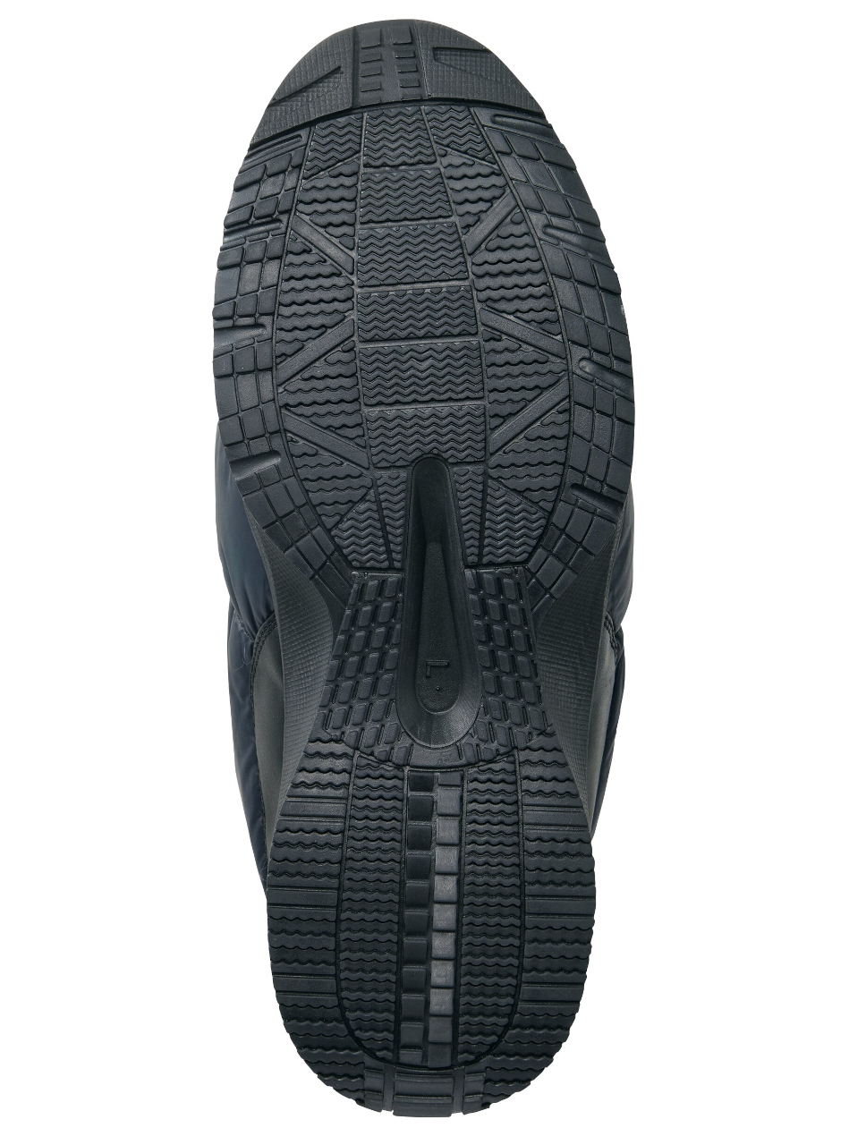 3位「防寒パフィーシューズ」、価格2900円、サイズS～3L、カラー2色（ブラック、ネイビー）