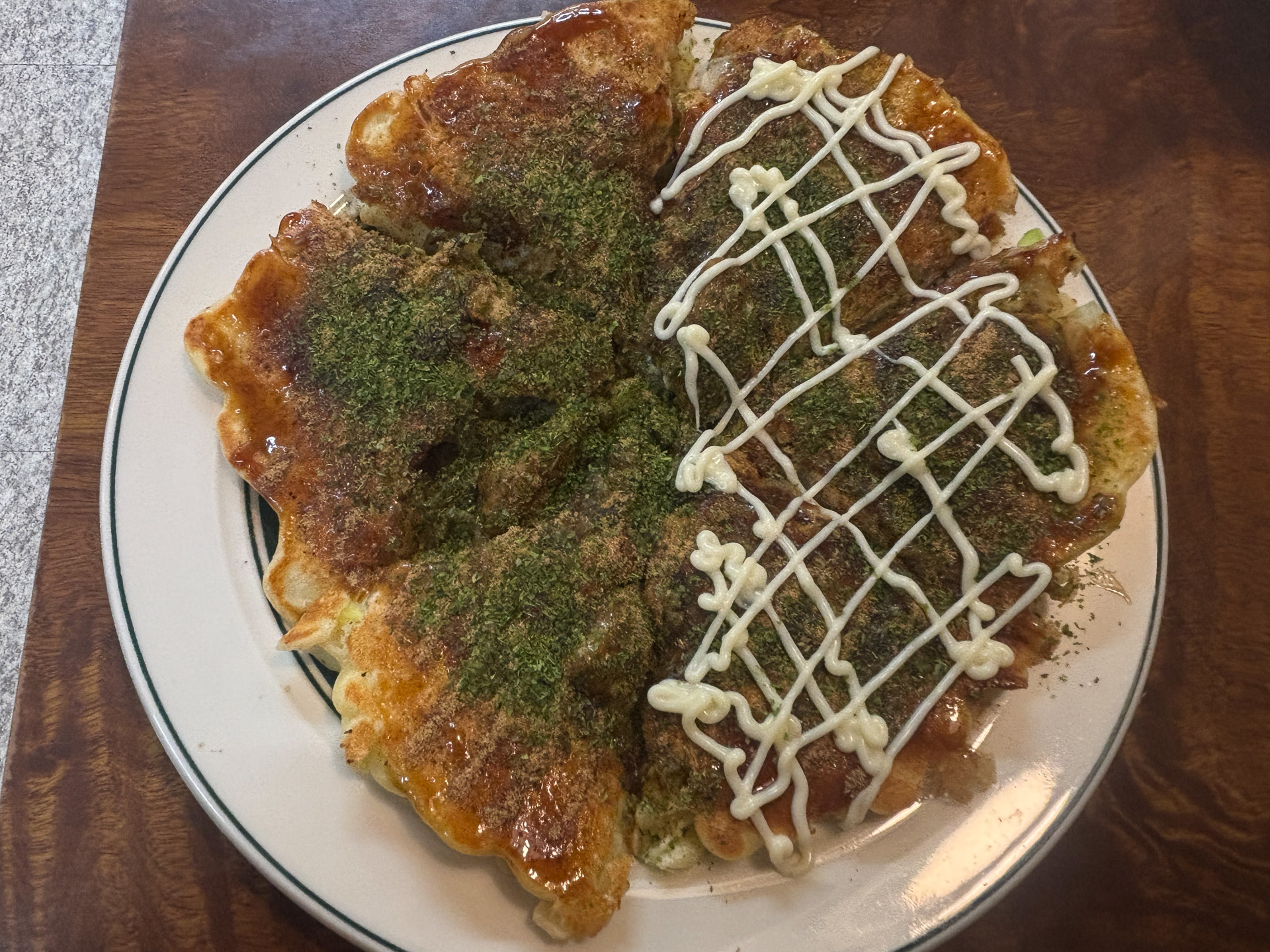 牡蠣のお好み焼き