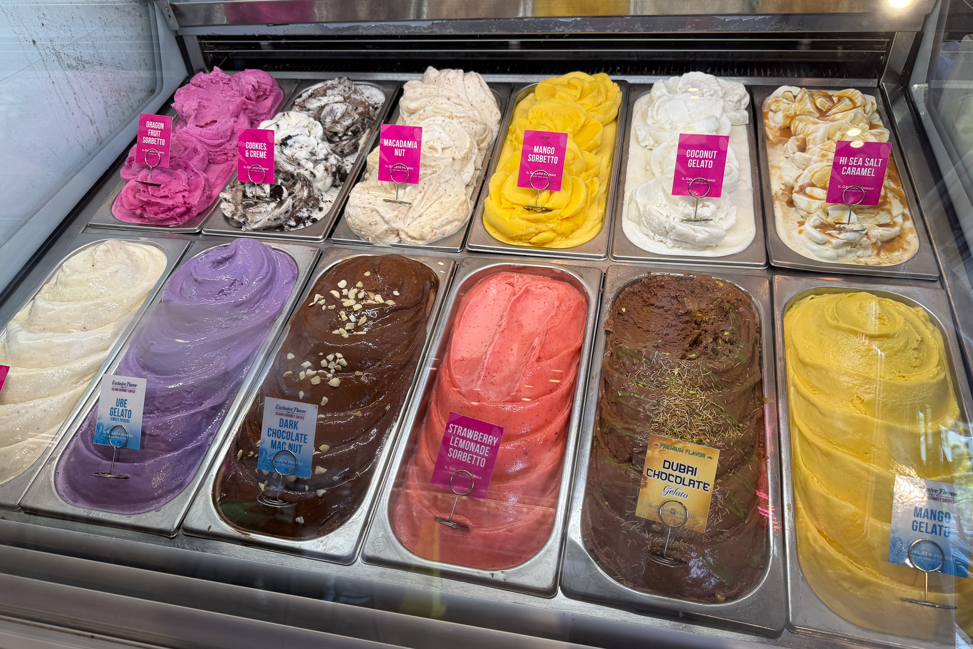 アイスのフレーバーにドバイチョコレートがあるのが今っぽい