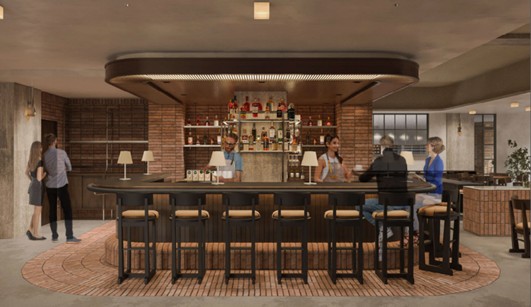 「レセプションバーカウンター」