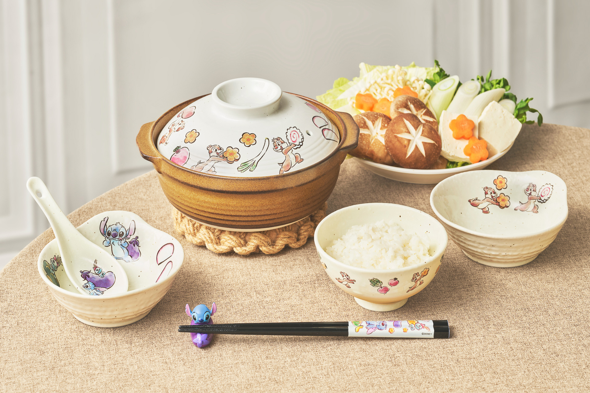 ディズニーストアが土鍋やお椀など和食器を発売した
