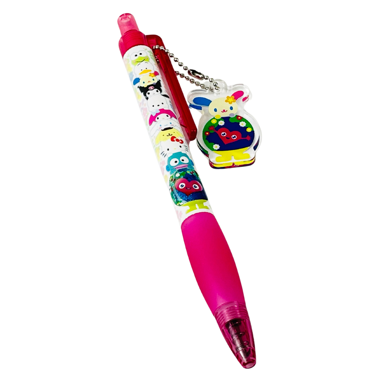 「ボールペン」は全10種類をラインアップ。ハローキティ、マイメロディ、クロミ、ポムポムプリン、けろけろけろっぴ、ポチャッコ、ペックル、シナモロール、ハンギョドン、ウサハナ