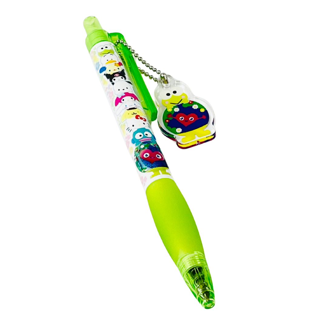 「ボールペン」は全10種類をラインアップ。ハローキティ、マイメロディ、クロミ、ポムポムプリン、けろけろけろっぴ、ポチャッコ、ペックル、シナモロール、ハンギョドン、ウサハナ