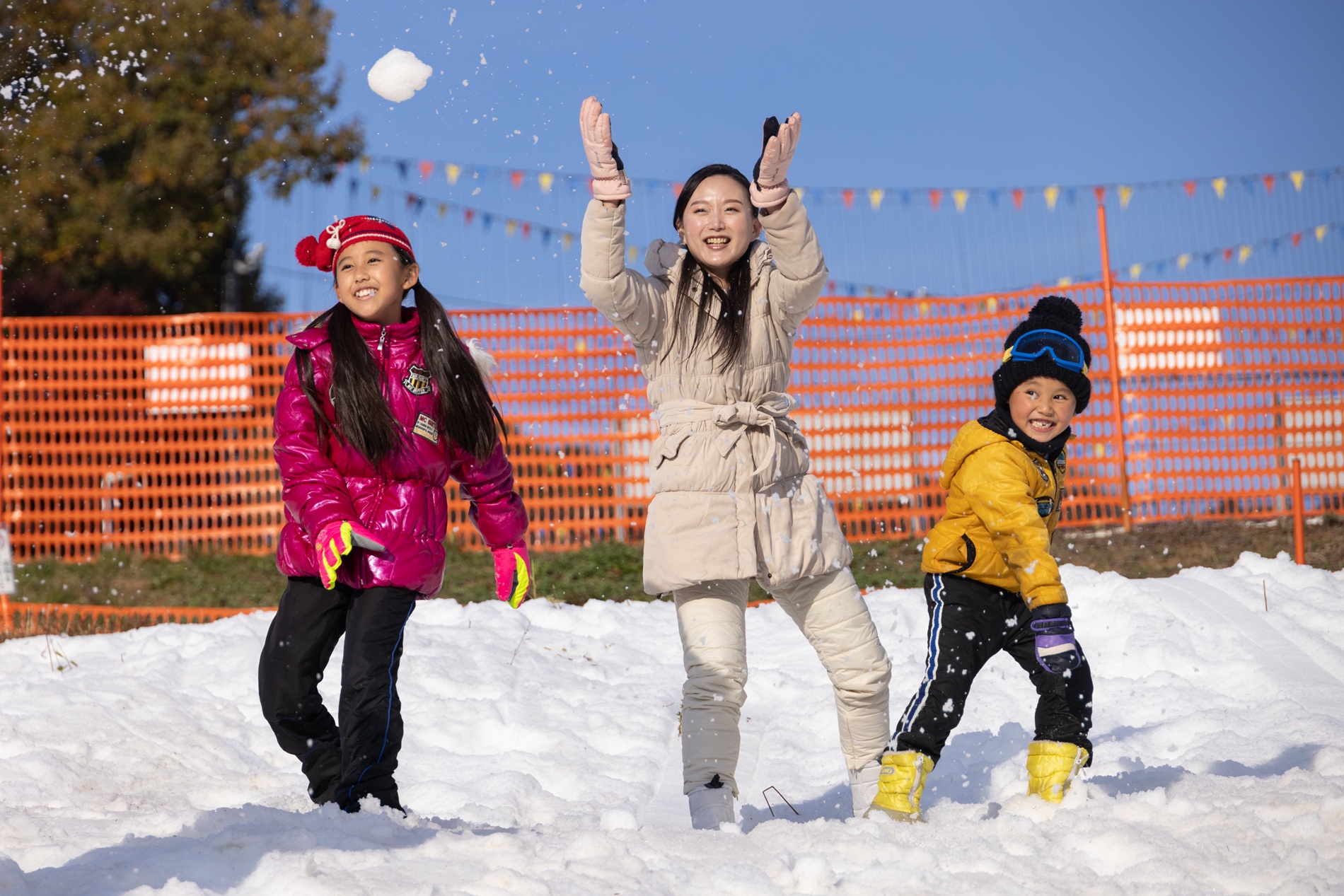 小さな子供を含めた家族みんなで楽しめる