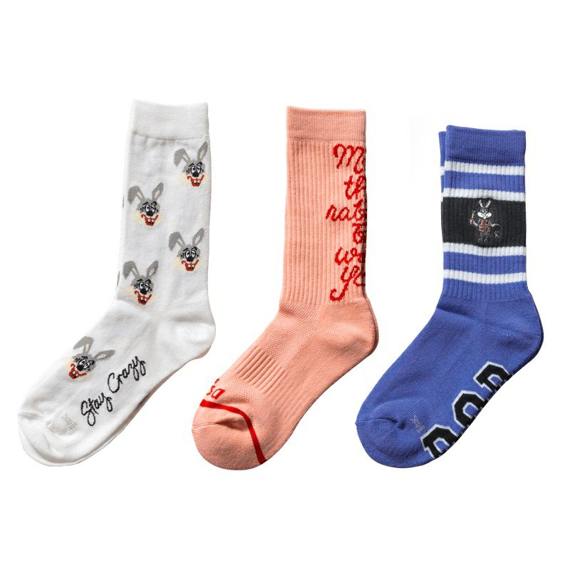 3種類の「ウサギソックスサンソクセット」