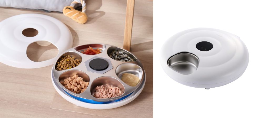 エレコムは「タイマー式6食自動給餌器」を発売する