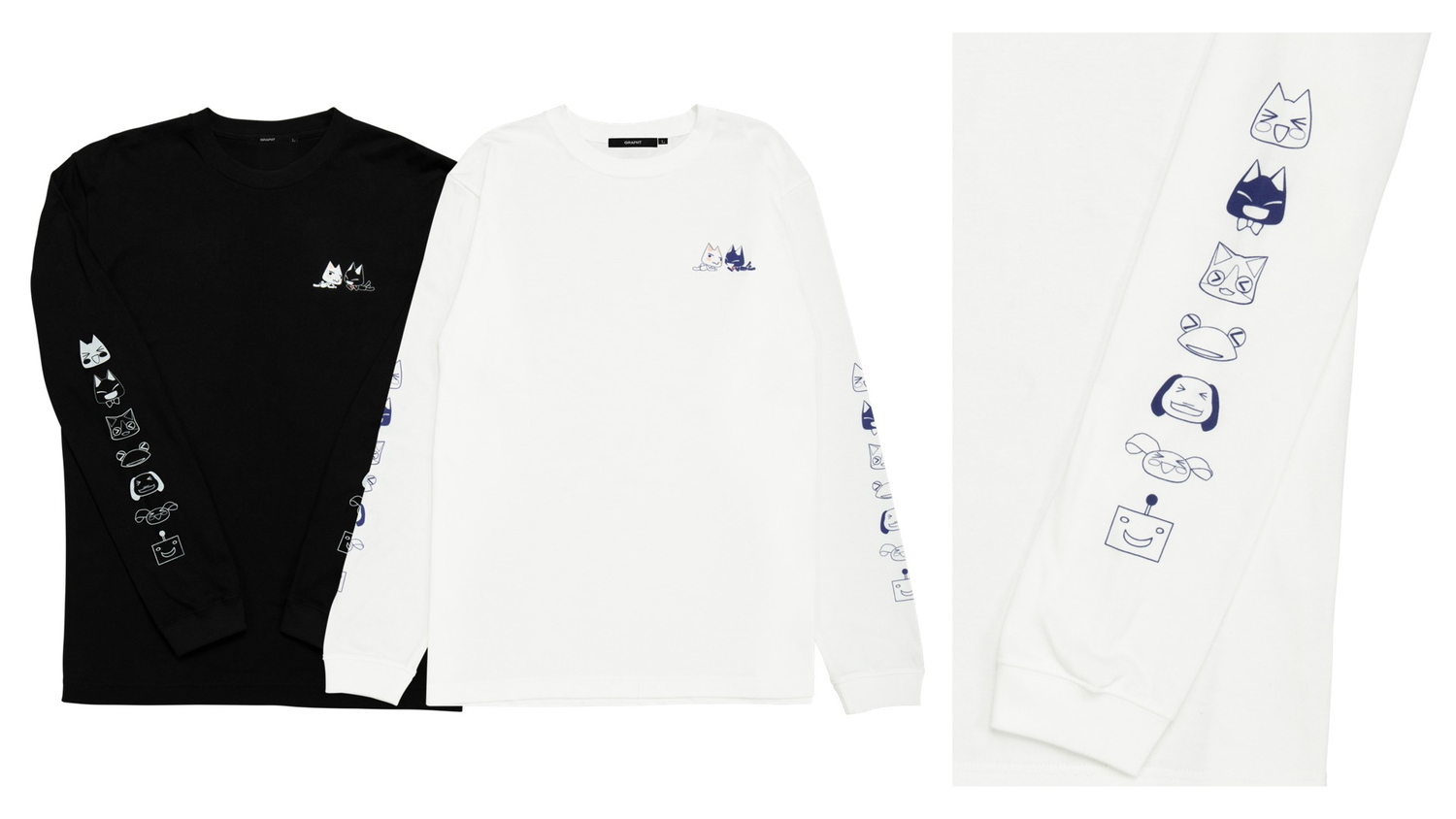 「どこでもいっしょ プリントロンT ホワイト（M/L/XL）」（7700円）