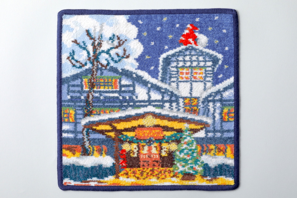 フェイラー　万平ホテル　ハンカチ 万平ホテル×フェイラー、この冬限定「万平クリスマスハンカチ」販売中