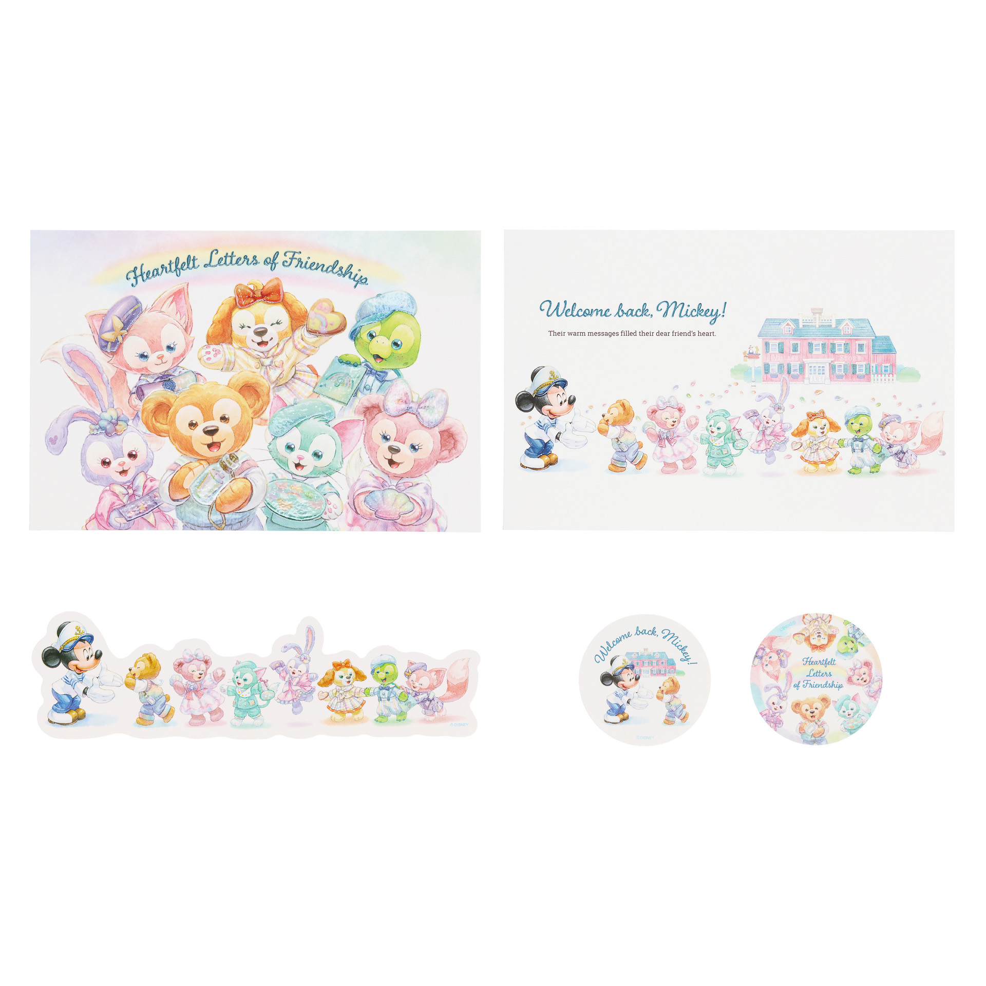 「ポストカード＆シール」（850円）