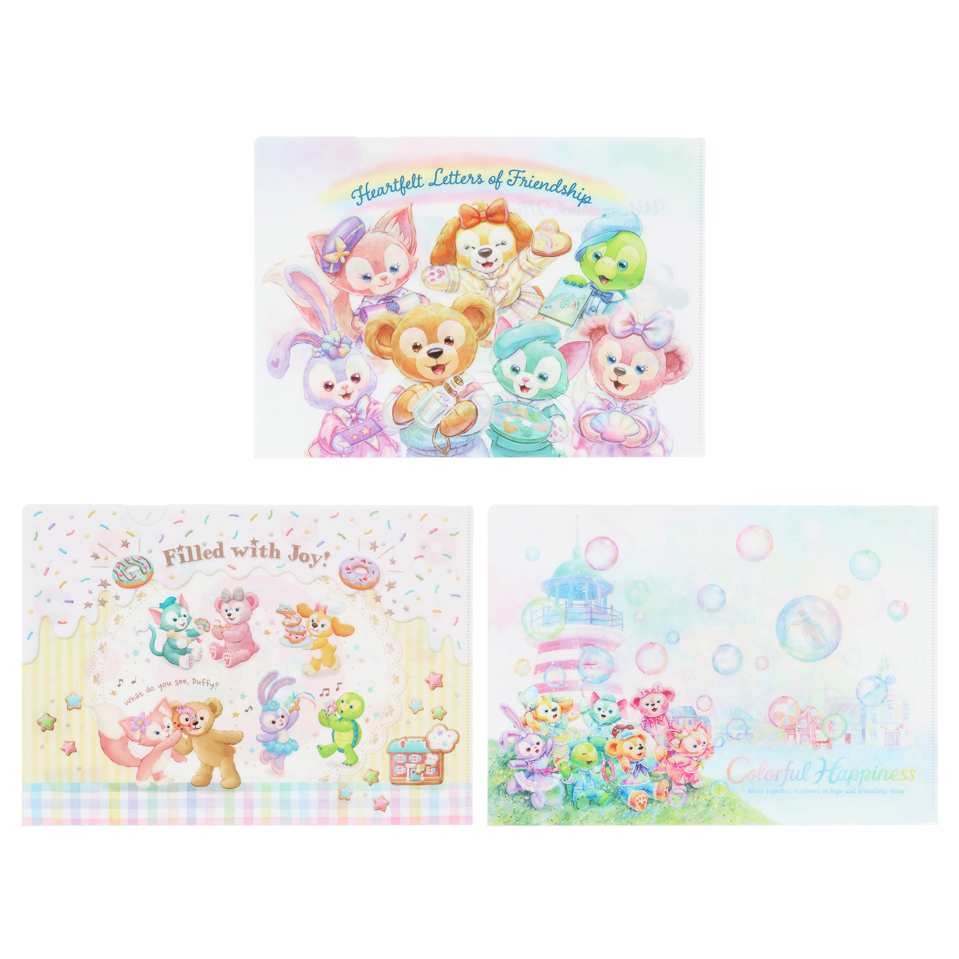 「クリアホルダーセット」（1500円）