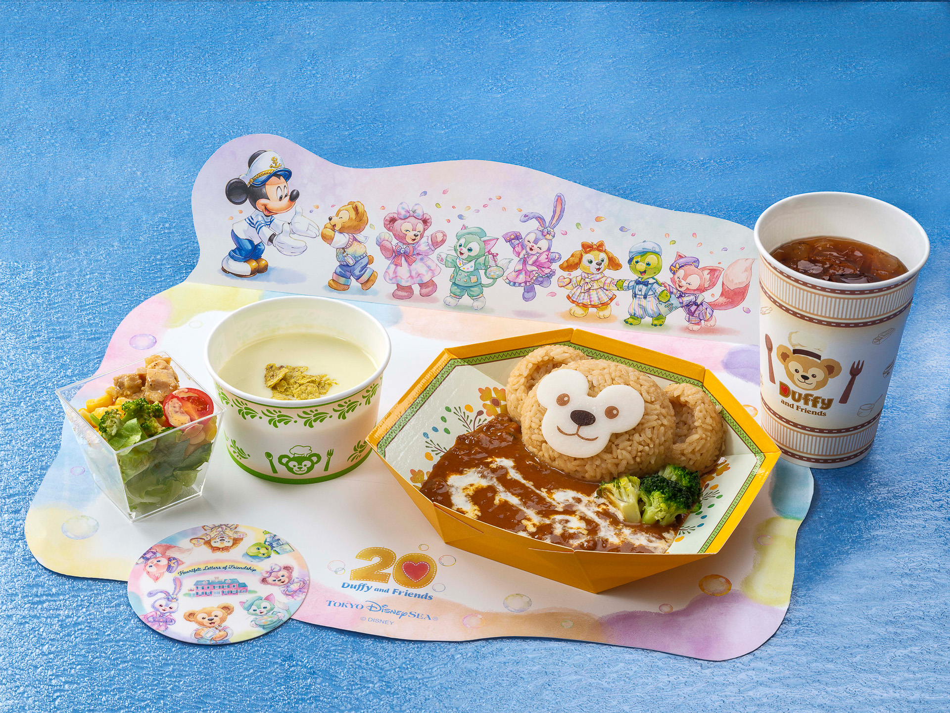 「ダッフィーのスペシャルセット（ビーフ）」（2380円）