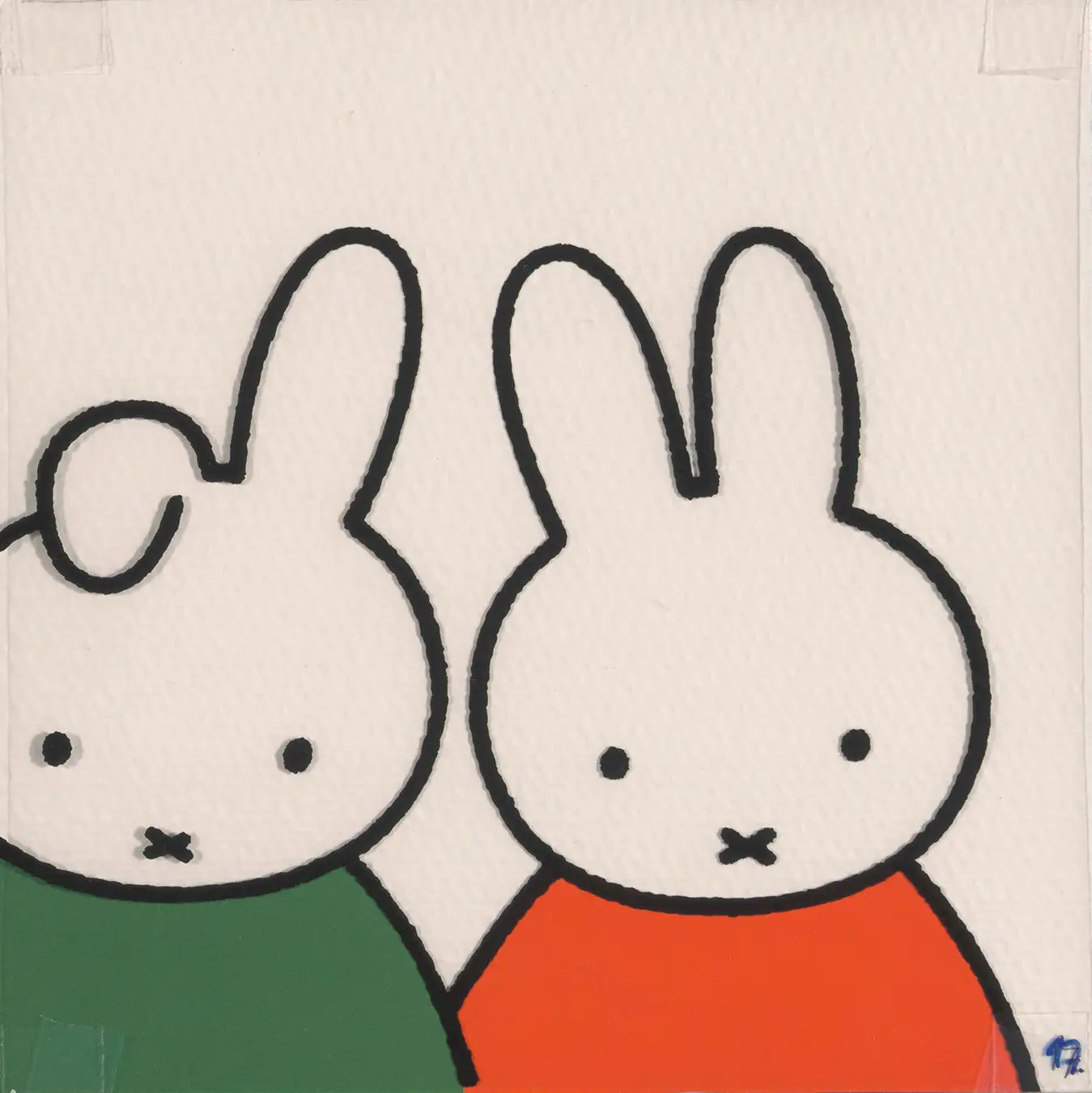 2006年「うさこちゃんとたれみみくん」印刷原稿