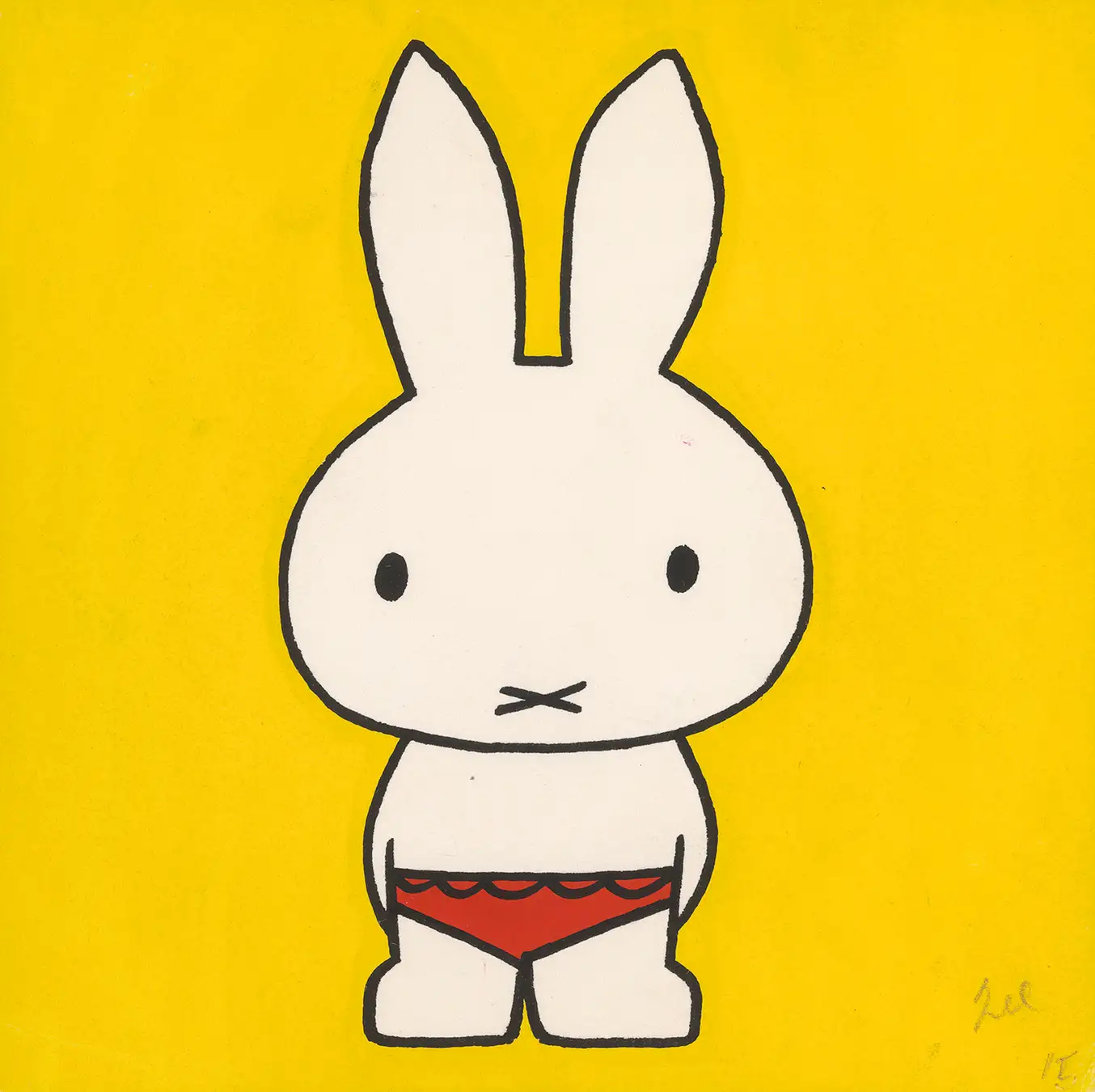 1963年「うさこちゃんとうみ」原画