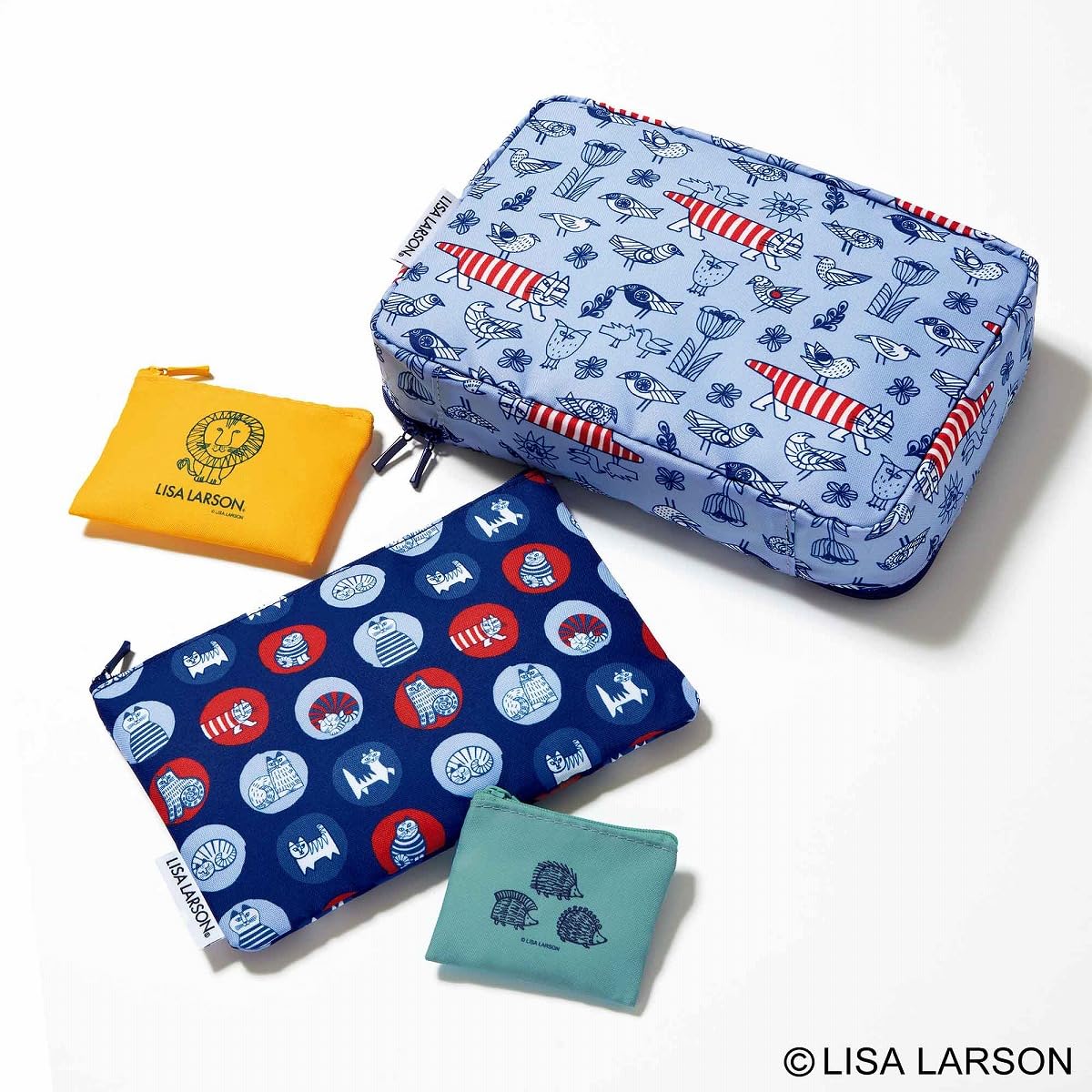 宝島社「大人のおしゃれ手帖」2月号はリサ・ラーソンの収納ケース＆ポーチ4点セット