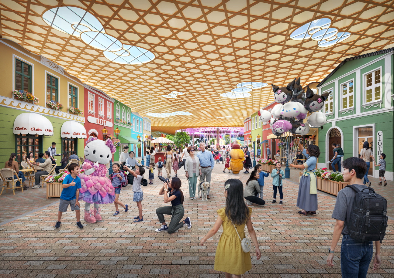 天候に左右されないパークとするため、大屋根の整備も検討する