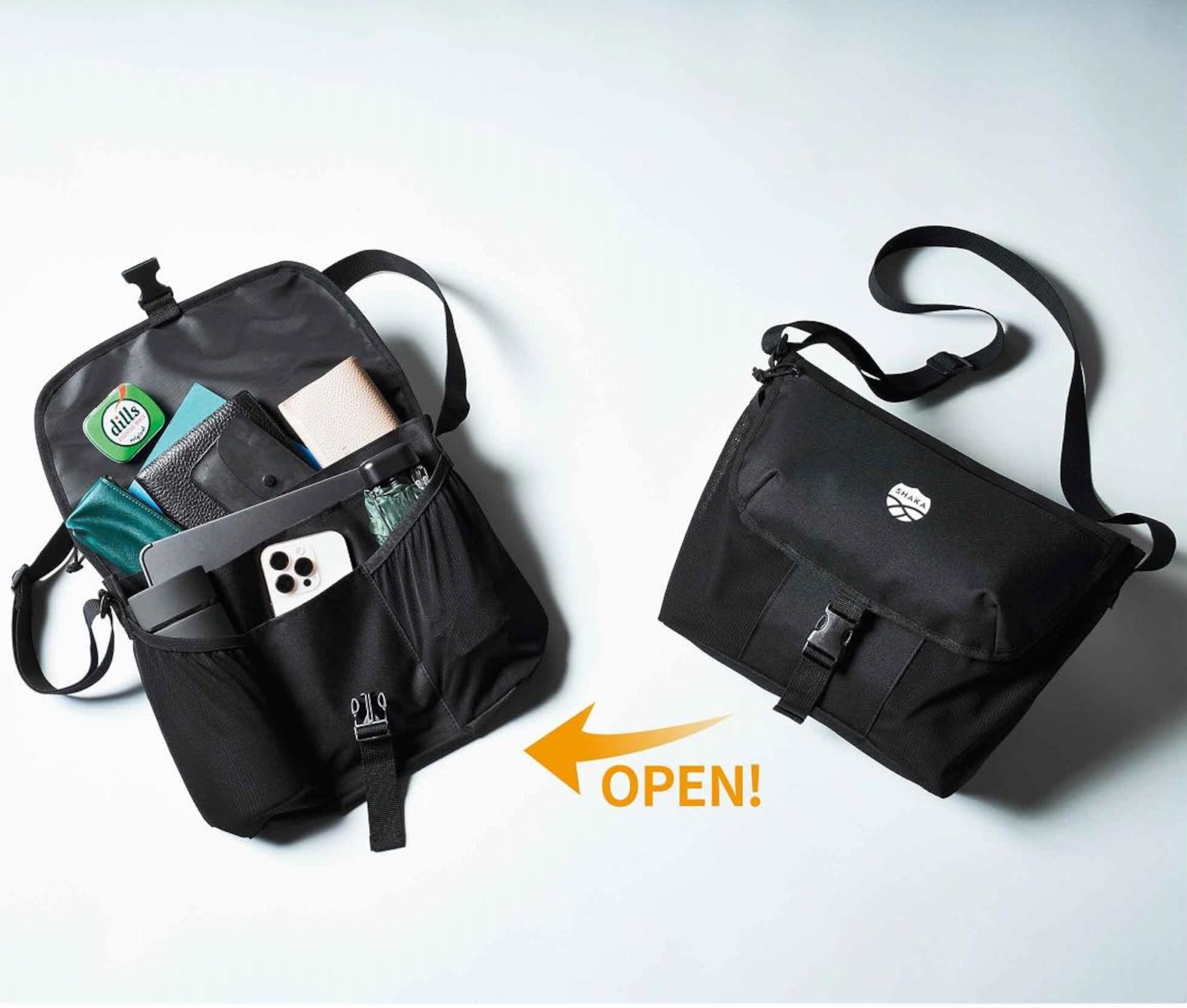 宝島社「MonoMax」1月号は、シャカの8ポケット付きメッセンジャーバッグが付録