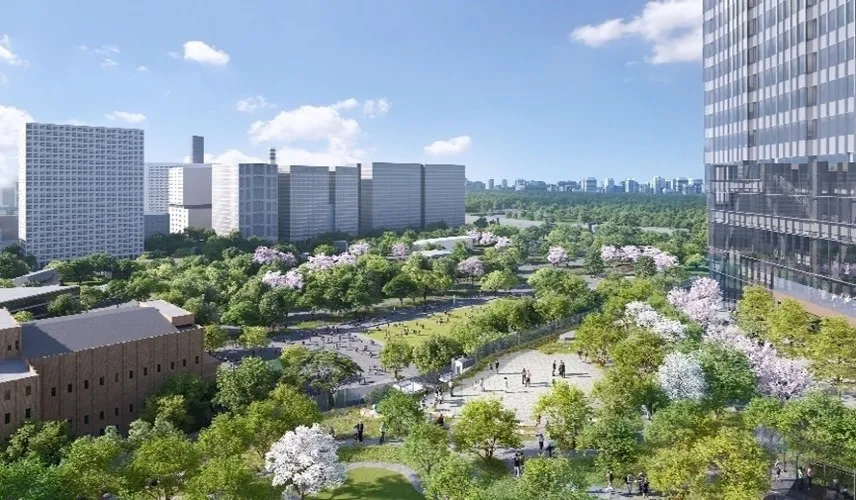 基壇部上広場 遠景