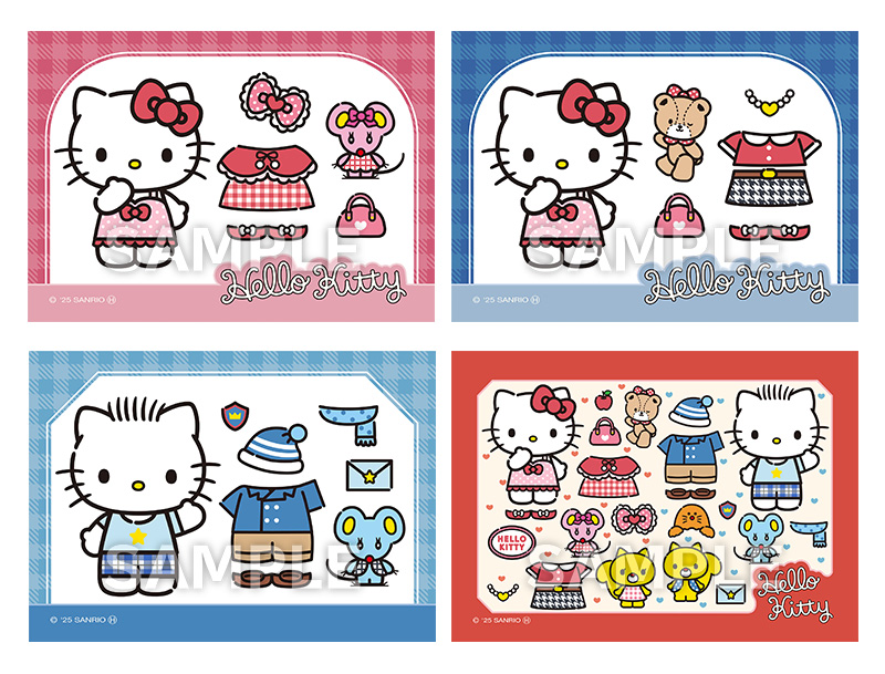 オリジナルステッカー（全4種、L判 各400円/2L判 各600円）