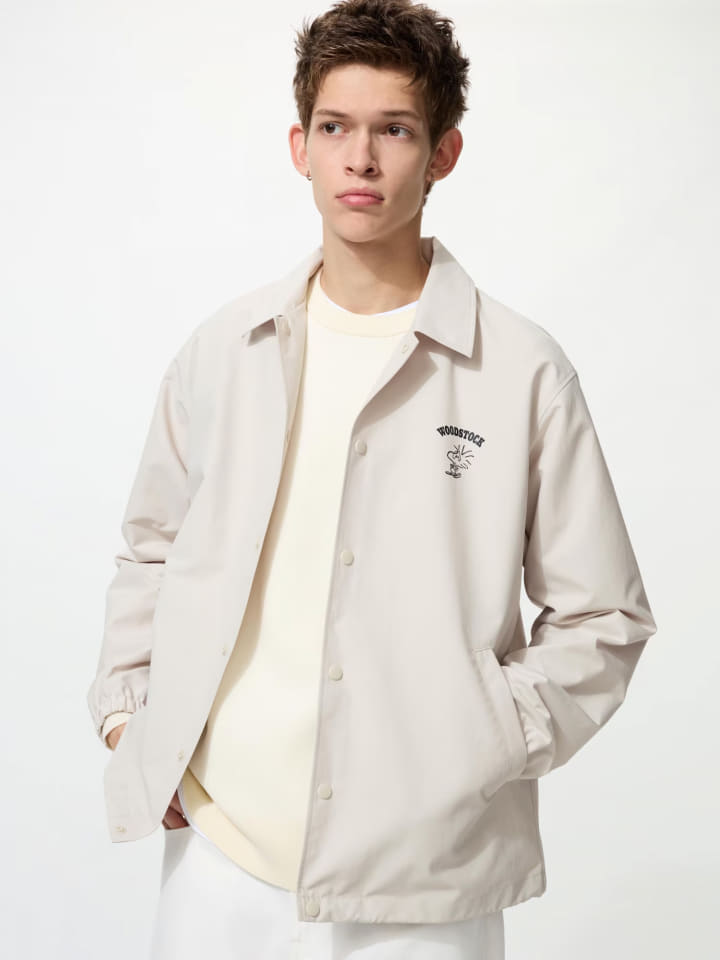 UNIQLO ユニクロ ピーナッツ スヌーピー コーチジャケット S タグ付き ユニクロ、スヌーピー「コーチジャケット」を12月22日発売。ピーナッツ