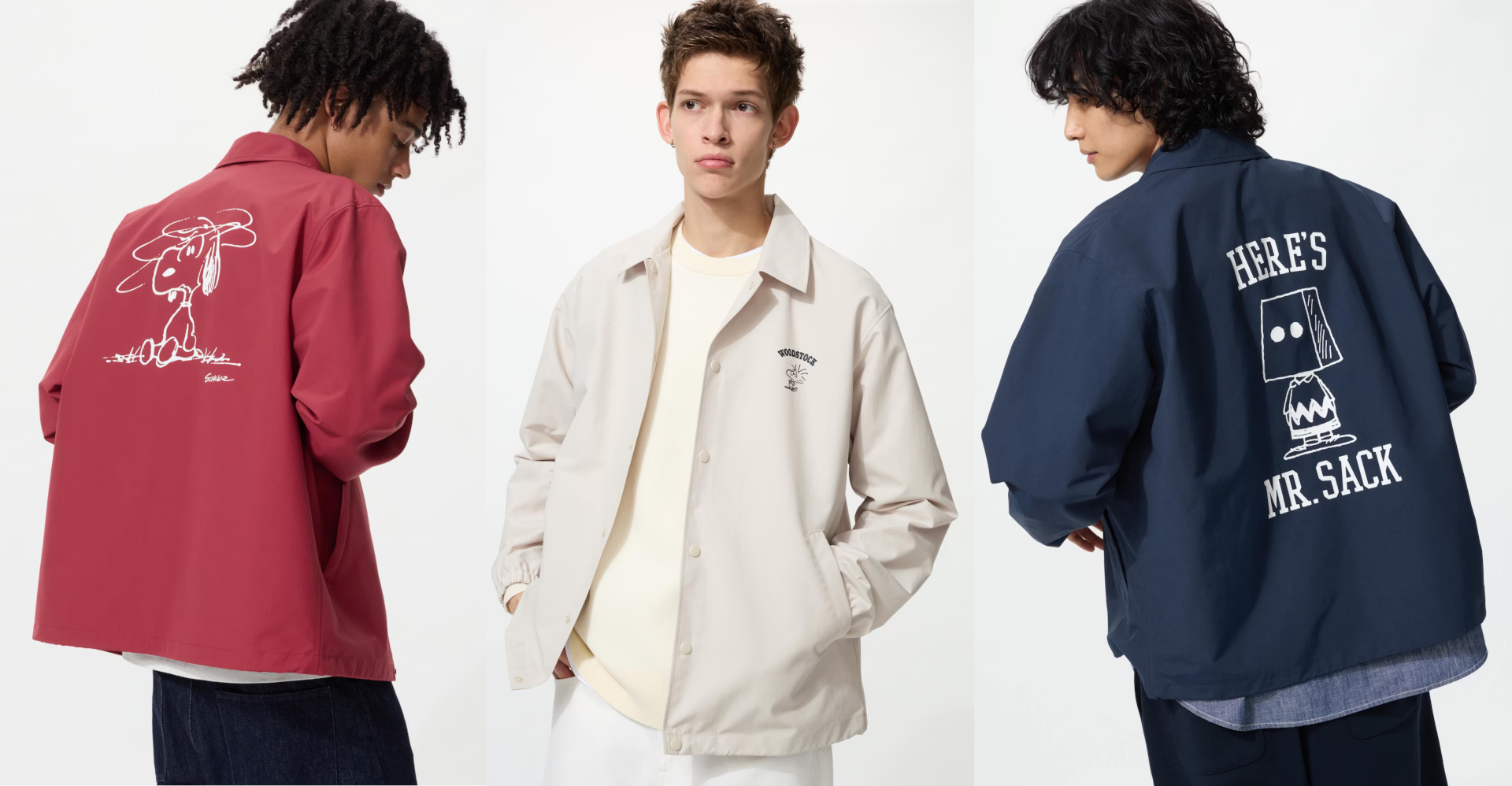 ユニクロ×ピーナッツの「コーチジャケット」が発売