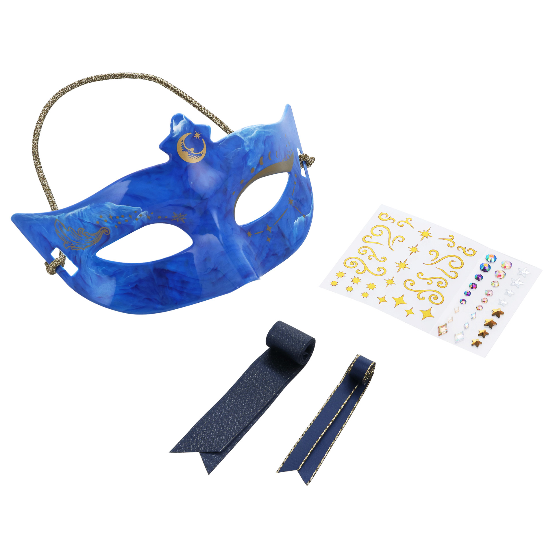 「カーニバルマスク」は付属のシールやリボンでカスタマイズが可能だ