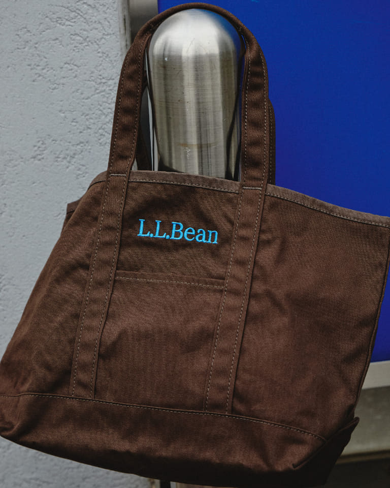 新品　ROSEBUD LLBean グローサリートートバッグ　別注　ブラウン L.L.Bean」の耐久性と実用性を備えたグローサリー・トート別注モデル