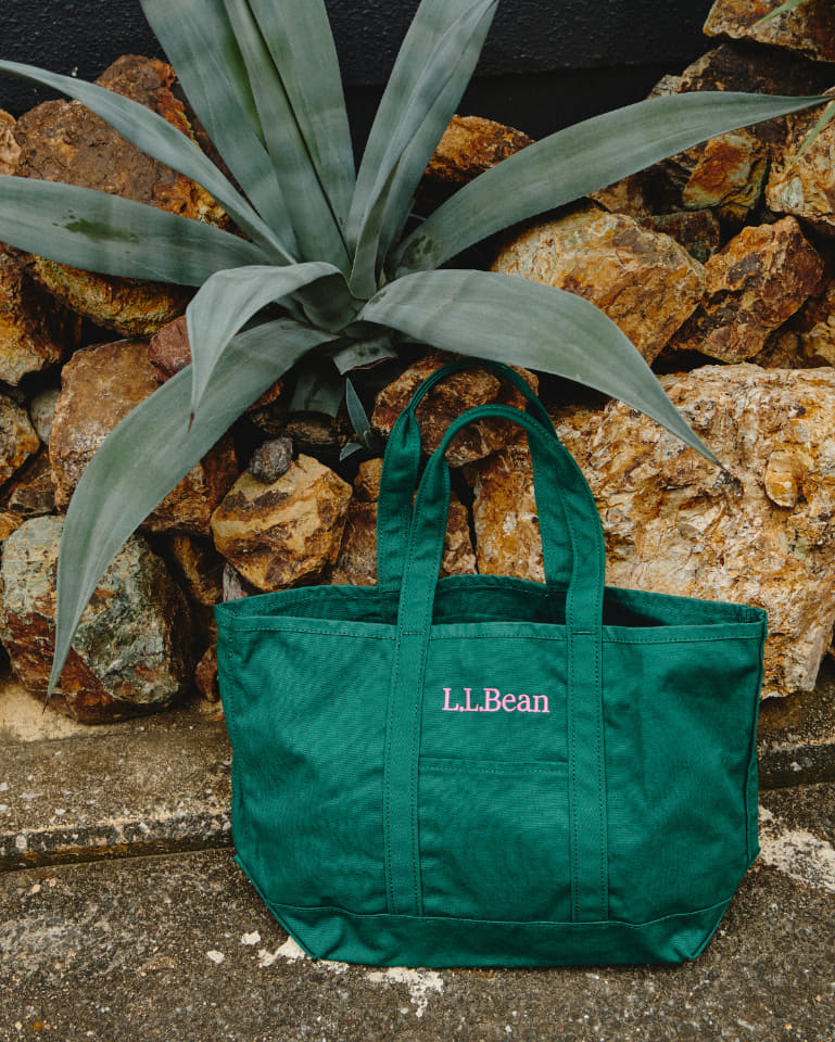 L.L.Bean」の耐久性と実用性を備えたグローサリー・トート別注モデル 