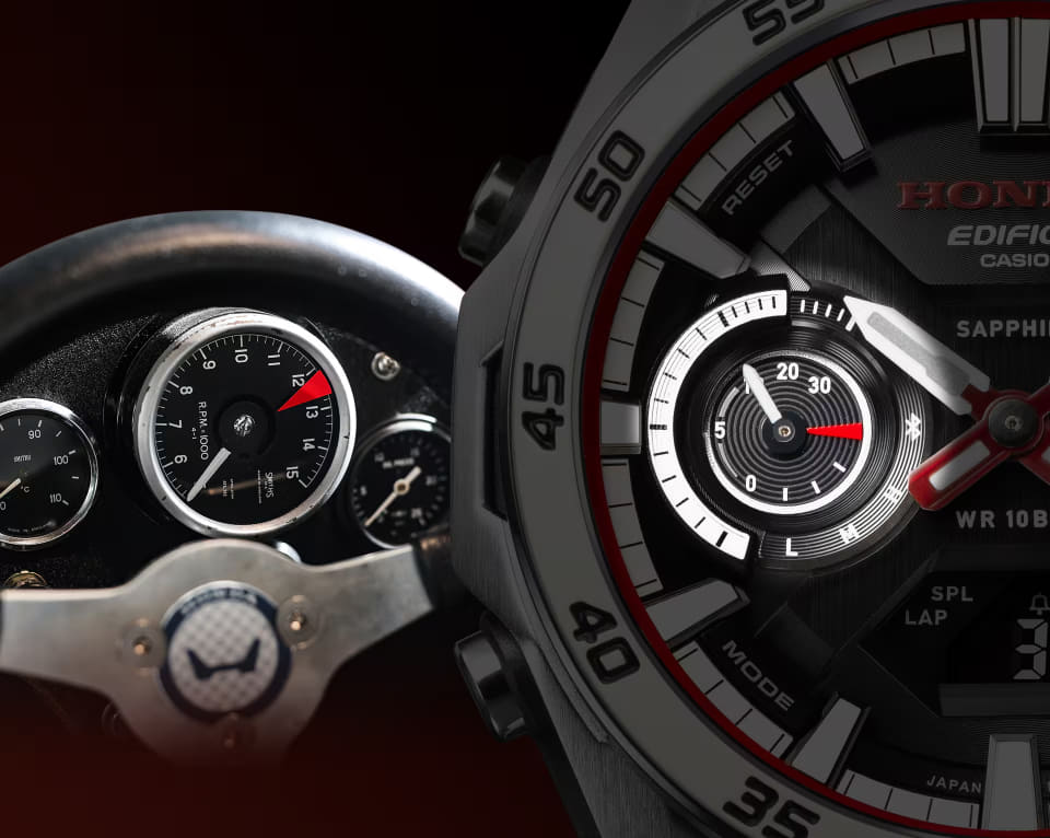 カシオ、「EDIFICE」ホンダF1初優勝60周年記念モデル。本物の