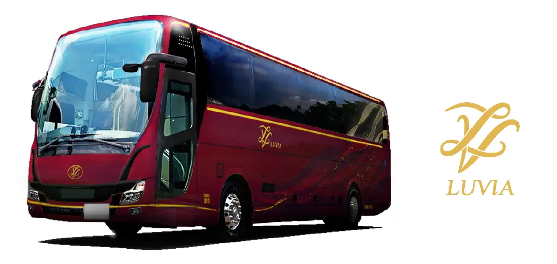 「遊山」専用車両「LUVIA」