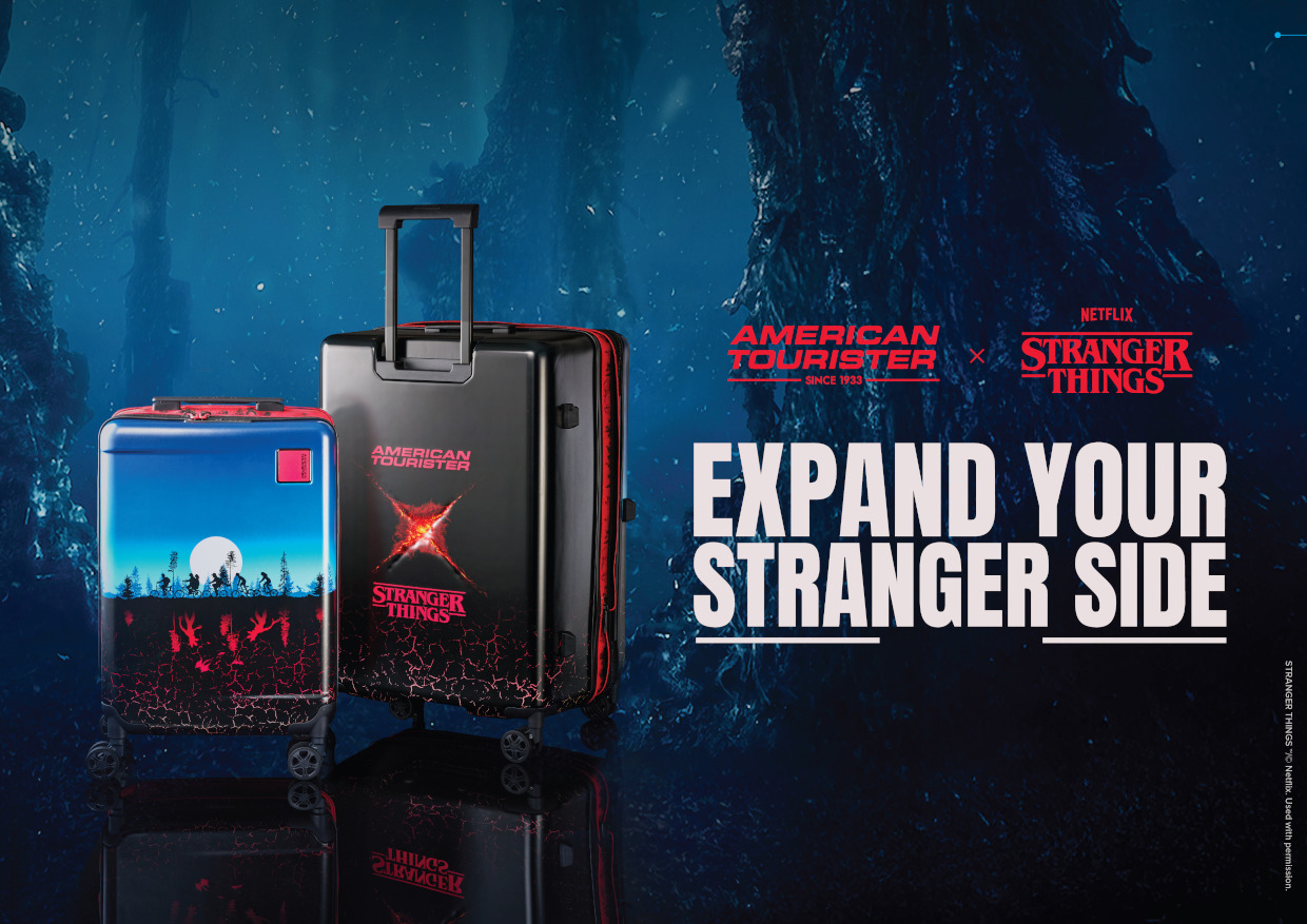 アメリカンツーリスターと「ストレンジャー・シングス」とのコラボ商品