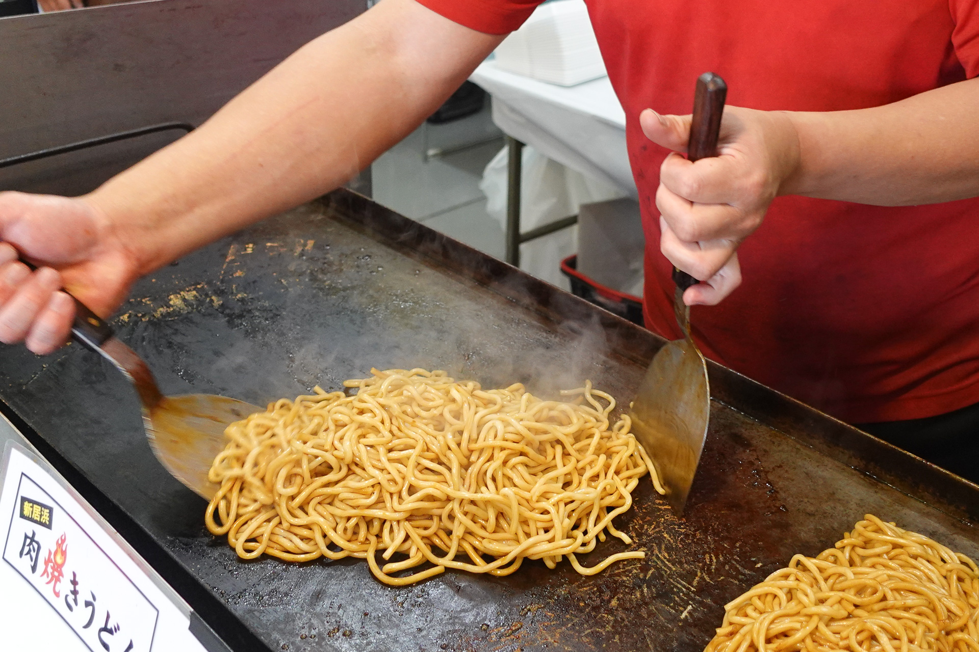 新居浜肉焼きうどん