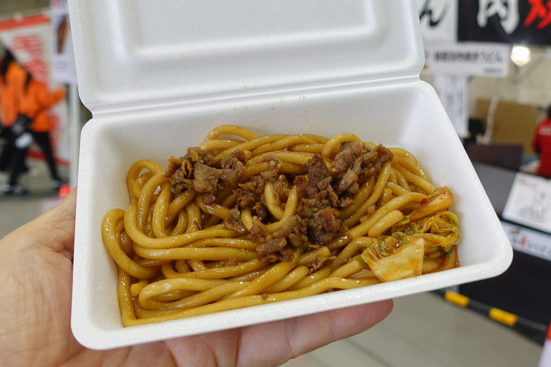 新居浜肉焼きうどん