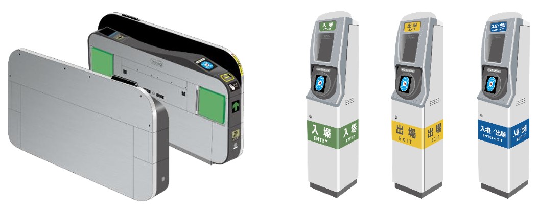 Suica対応改札機のイメージ