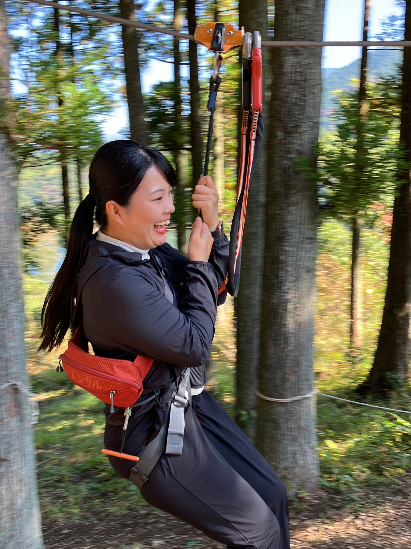 風をきって進むスライドはとても爽快です！