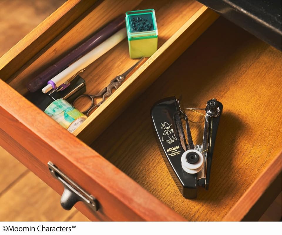 スナフキンのハンディミシン付録、MonoMaster 3月号増刊。裾上げもOK