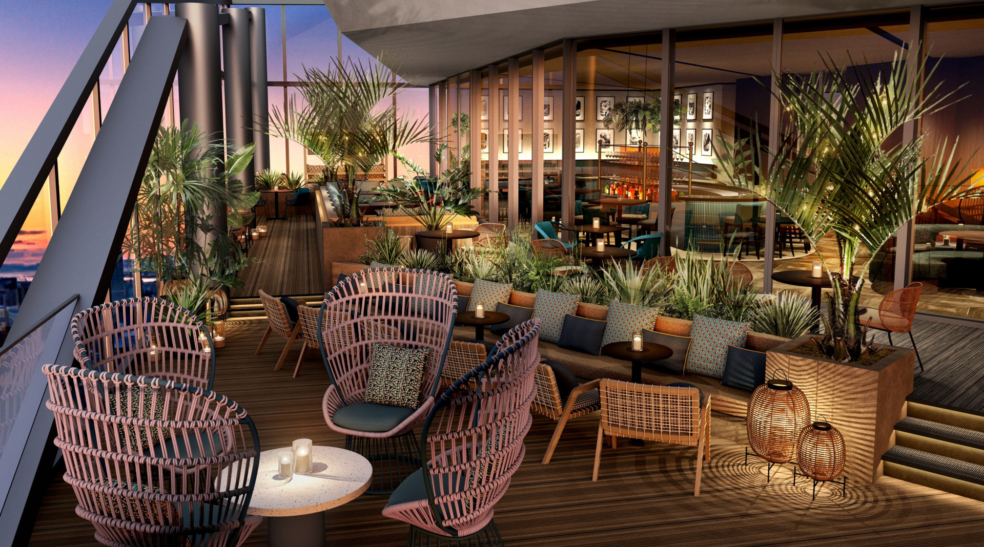 Rooftop Bar「PEAKS」（28階）